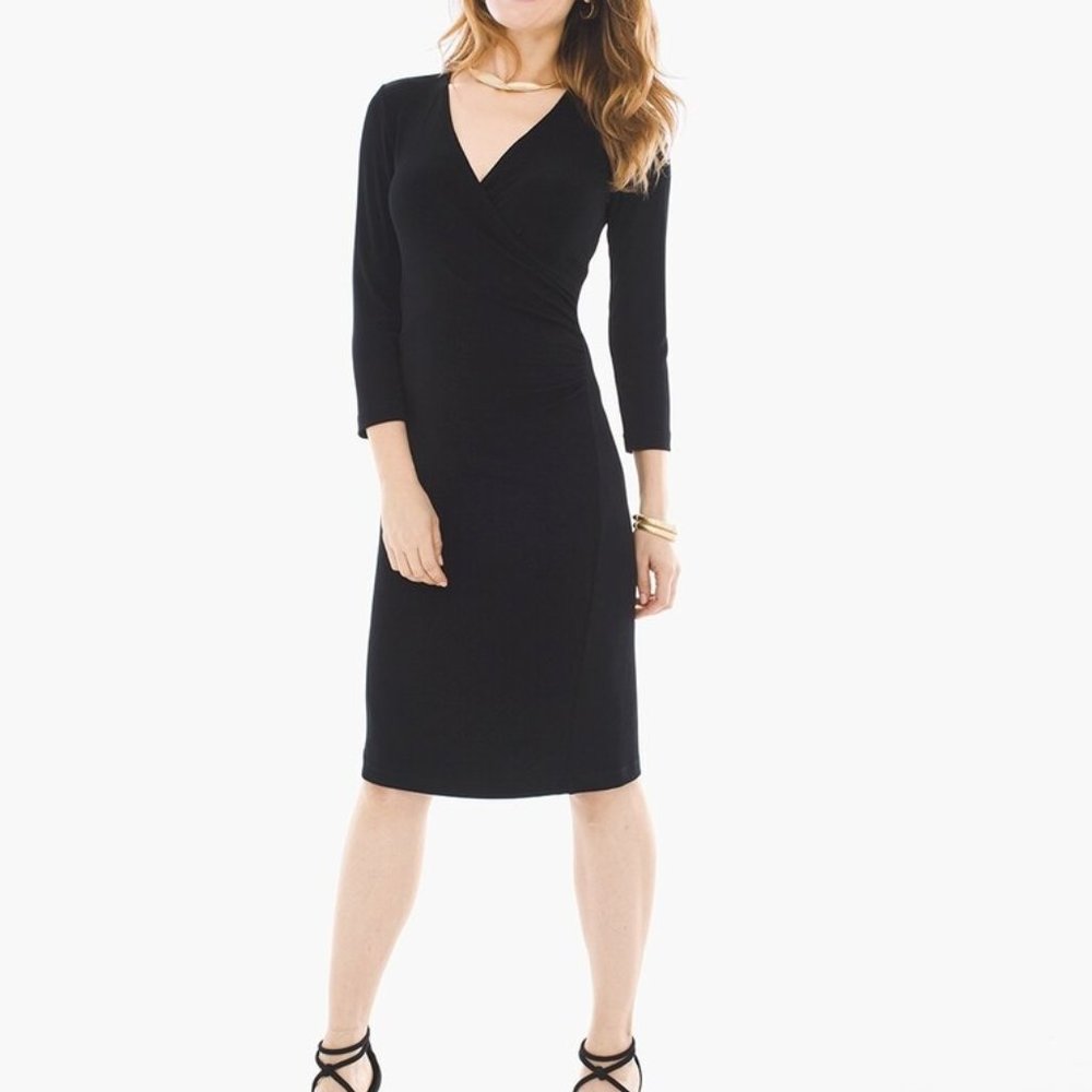 Chico’s Travelers Classic Black Dress